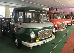 Barkas B1000 met open laadvloer in het Ostdeutsches Fahrzeugmuseum