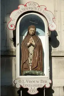 OLV van Eenzaamheid, mogelijks een werk van de Antwerpse beeldhouwer Petrus Verbrugghen