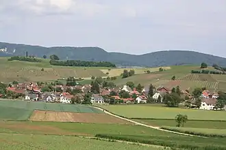 Zicht op Oberhallau