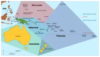 Etnologische indeling van Oceanië