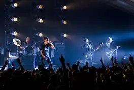 Publiek tijdens optreden Kane op Oerrock 2011