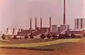 Bruinkoolcentrale Offleben (in bedrijf van 1954-2002, foto uit ca. 1978)