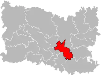 Locatie van het kanton