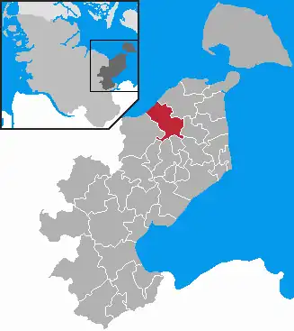 Kaart van Oldenburg in Holstein