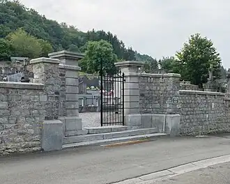 Toegang tot de begraafplaats