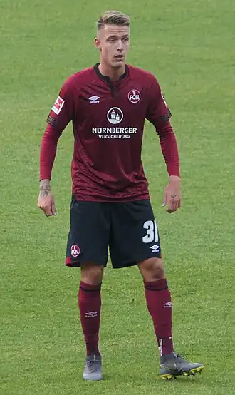 Petrák in 2019 als speler van 1. FC Nürnberg