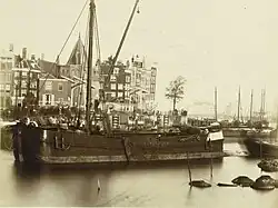 Open havenfront, ca. 1860
