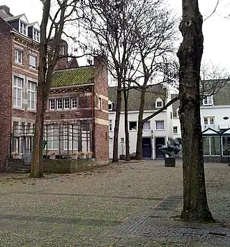 Markering thermencomplex Op de Thermen