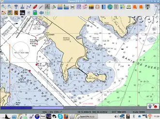 OpenCPN op Navigatrix