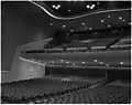 Zaal bij de opening in 1957