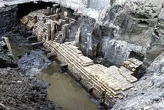 Fundering van het kasteel