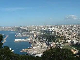 Oran vanuit het Fort van Santa Cruz