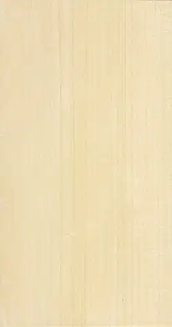 Hout van een boom die sinaasappels levert, dit is praktisch niet te onderscheiden van hout van een boom die citroenen levert. Dit is dus heel anders dan satijnhout.