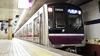 Tanimachi-lijn op de kaart