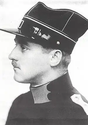 Oskar Bider in 1915 als lid van de Zwitserse luchtmacht.