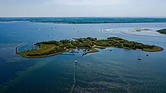 Ossehoek, bij de Kabbelaarsbank en Port Zélande