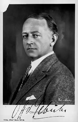 Otto Gebühr rond 1928 (foto: Alexander Binder)