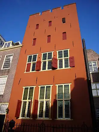 De achtergevel van Oudaen