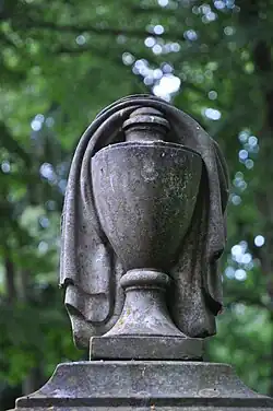 Detail van het graf van jhr. Pieter Feijo Onno Sickinghe (1883-1887), op de Oude Algemene Begraafplaats Zeist