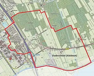 Kaart van Oudeschoot