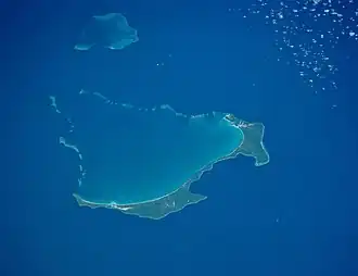 Satellietfoto van Ouvéa