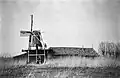 Een oude speelmolen in de Zaanstreek