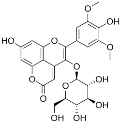 Structuurformule van oxovitisine A