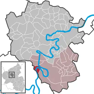 Kaart van Pünderich