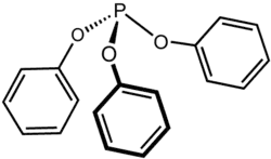 Structuurformule van trifenylfosfiet