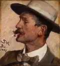 Hans Gyde Petersen, door P.S. Krøyer