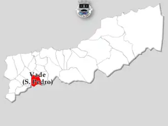 Kaart van São Pedro de Vade