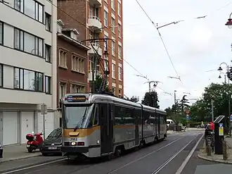 PCC n°7953 op tramlijn 18 in Vorst (2023)