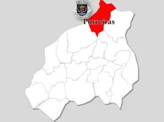 Kaart van Porreiras