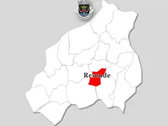 Kaart van Resende