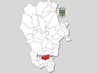 Kaart van Friastelas