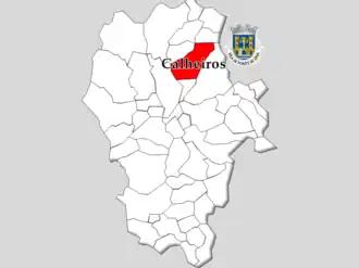Kaart van Calheiros