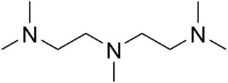 Structuurformule van PMDTA