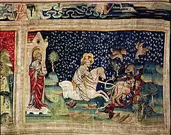 De beesten worden in de vuurpoel geworpen