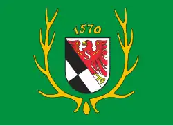 Vlag van gemeente Gołdap