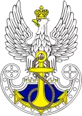 Het embleem van de Poolse marine