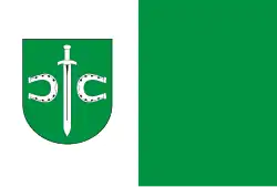 Vlag van gemeente Pruszcz