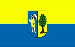 Vlag van gemeente Jonkowo