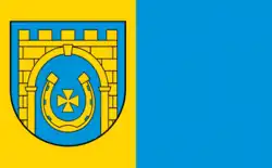 Vlag van gemeente Lubowidz