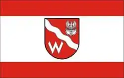 Vlag van gemeente Michałowice