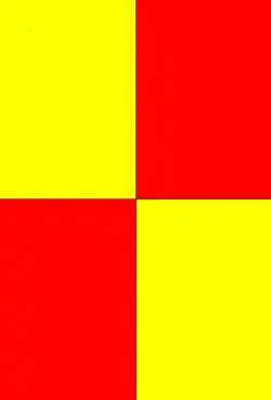 Vlag van gemeente Nowa Sucha