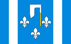 Vlag van gemeente Nowe Brzesko