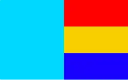 Vlag van gemeente Warnice