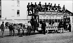 Brusselse paardentram in 1874