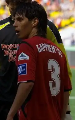 Barrientos in 2007 als speler van FK Moskou