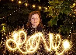 Een portret verlicht door een sterretje